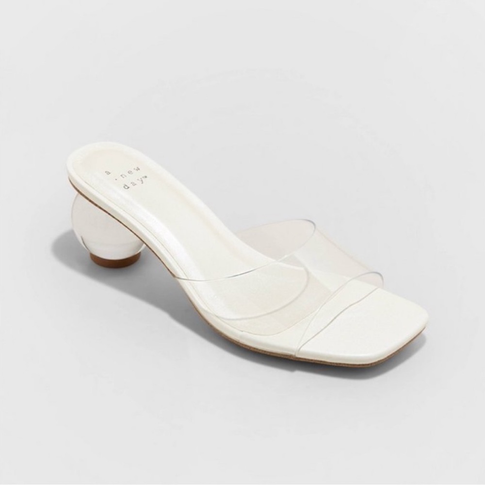 Women's Kaia Mule Heels - A New Day Size 12